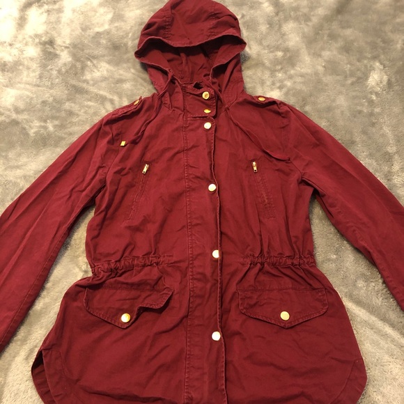 Sweet Wanderer Jackets & Coats Sweet Wanderer Maroon Jacket Size M